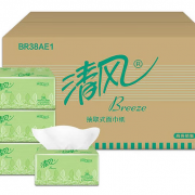 清风BR38AE1 塑包抽纸 双层200抽 48包整箱