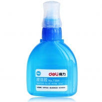 得力7304 液体胶水（刷子头）50ml