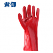 君御7935/7940红色PVC手套 35cm/40cm 均码