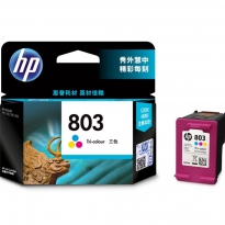 惠普(HP) 803(彩色)原装墨盒F6V20AA（标准版）