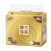 清风BRA1SJ1塑包抽纸 4层90抽（原木金装）60包整箱（替换BRA4SJE5）