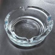 水晶玻璃烟灰缸 圆形 105mm*105mm 青苹果G1017