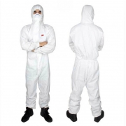3M 4545连体防护服（白色带帽）