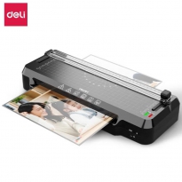 A4过塑机 黑色 得力GQ400