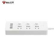 公牛GN-B3033电源插线板 新国标三位分控 带USB 1.8米