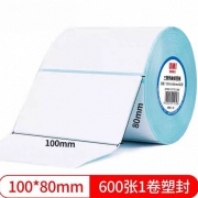 悠米 三防热敏标签纸100*80mm 600张（横版）整箱是24卷（1卷塑封）