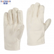 加厚黄甲帆布手套 加密32线 君御7324