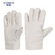 加厚纯棉帆布手套 加密32线 君御7344