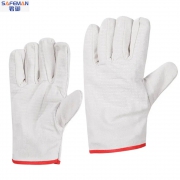 双层加厚帆布手套 加密24线 君御7314