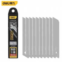 得力工具DPJ09B美工刀片18mm（适用HT4018美工刀）