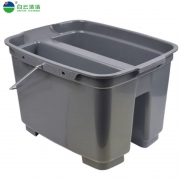双格清洁桶 白云
