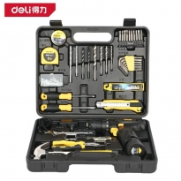 得力工具DL1038L锂电钻工具套装38件套