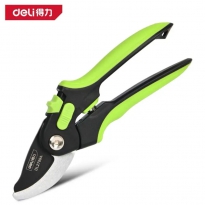 园艺剪8寸 特氟龙双开口 得力工具DL2879A
